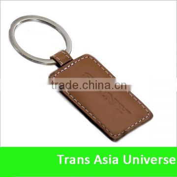Hot Sale Popular promotional leather letter keychain
