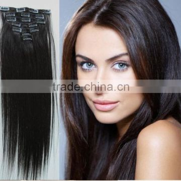 high quality & cheap virgin clip in hair extension quality wholesale virgin brazilian hair