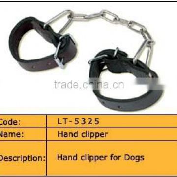 Special Hand clipper for Dogs with chain Bull Holder / Bull Lead, Stainless Steel veterinary instruments