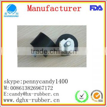 China Custom M4 rubber damper with screw Natural silicone synthetic rubber products manufacturer factory company in dongguan