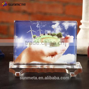 Sunmeta directly sublimation decoration photo crystal, crystal piano for wedding gifts BSJ-22