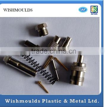 OEM customized High precision copper / brass metal parts in CNC machining factory