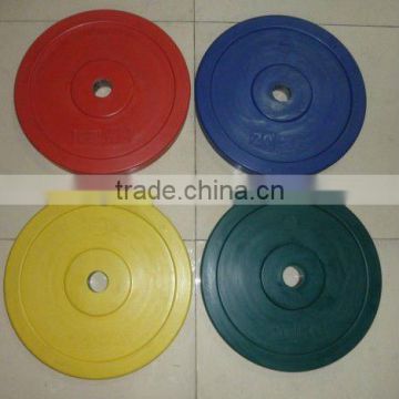 rubber coated barbell weight plates