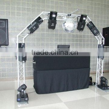 stage concert decoration arch lighting aluminum truss trade show booth