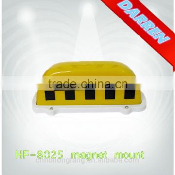 12V Three 10W Bulbs Magnetic Bottom Taxi Top Light Zhejiang