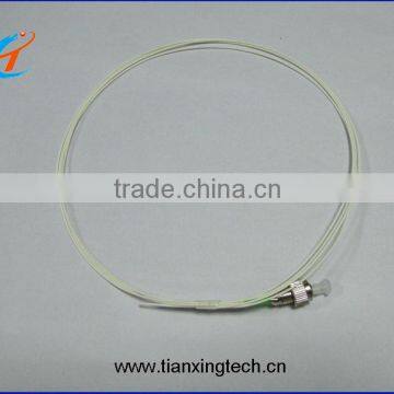 FC APC 9/125 0.9mm fiber optic pigtail support 10 gigabit data transmitting rates