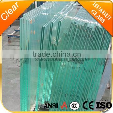cutting sizes 6.38 mm PVB laminated safety glass for architectural application