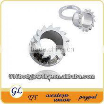 TP01259 stainless steel piercing ear stretchers plugs