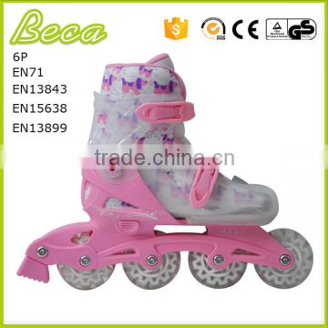 Foshan Beca wholesale new design kid aggressive inline skate with certificate