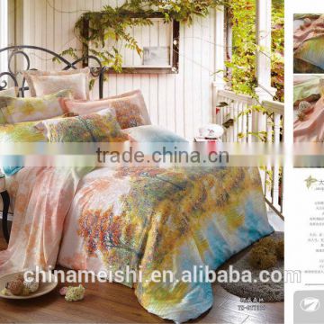 100% cotton jacquard printed bed linen made in China