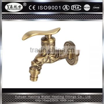South American Antique Style Hot Selling Water Tap Wash Basin Valve Brass Bibcock