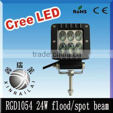 24w ,9-32v. 2070lm,high power led auto lighting system, , RGD1054,trailer,4wd ,train, led work lights,off road lights trucks