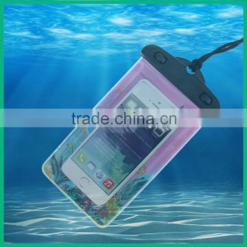 China new popular frequency pvc swim cell phone 100% waterproof bag