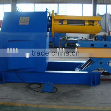 10T hydraulic uncoiler with coil car