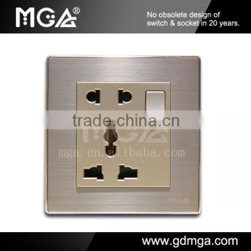 Stainless Steel Universal Socket Switch