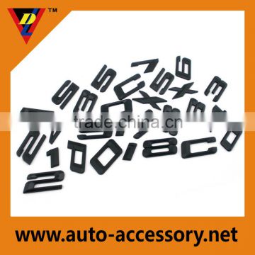 Custom chrome 3d letters adhesive car logo badges