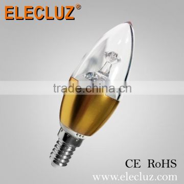 led bulbs light low price over vot protection CE RoHS certificate 4W led candle light LEV801(120V) 220V