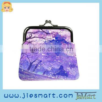Sublimation printing small giftware coin purse change bag
