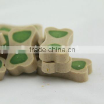 pet food (dental pieces shaped double-heart)