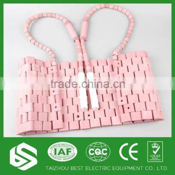 Flexible weld preheating flat ceramic heater