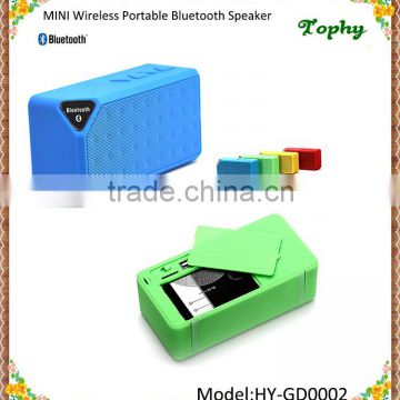 High Quality MINI Wireless Portable Bluetooth Speaker With TF Card MIC FM For Smart Phone Car Subwoofer