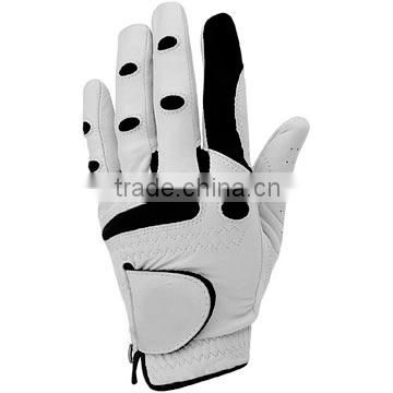 Super Golf Glove White Black