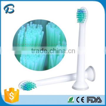 Soft Dupont Tynex Bristle Bristle Type adult toothbrush replacement head HX6024 , HX6023 for replacement toothbrush heads