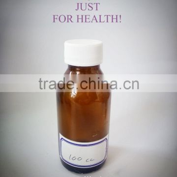 100cc amber glass pharmaceutical empty bottle with lid