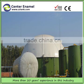 3.	Biogas Power Plant with Steel Enamel Tank Fermenters And Storage Tanks For Anaerobic Fermentation