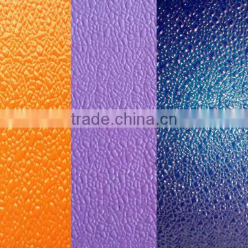 high quality fibreglass reinforced plastic pebbly Embossed sheet FOR HOUSE WALL