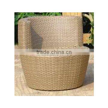 Outdoor Garden Honey Aluminium Wicker Chair L80403