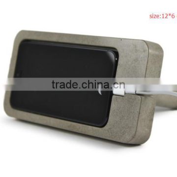 Unique Office Desk Accessories Concrete Tablet StandsStone Phone holder