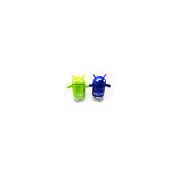 Android Robot Mini Speaker Mp3 Player with TF USB port,computer Speakers/portable speakers/USB speakers /Sound box