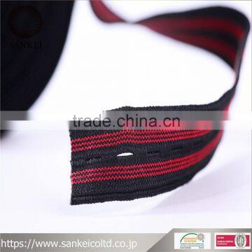 buttonhole elastic webbing