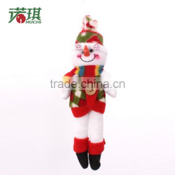 Nuoqi special Santa Claus with Christmas decorations sucker plush fabric Christmas ornaments christmas gifts and decorations