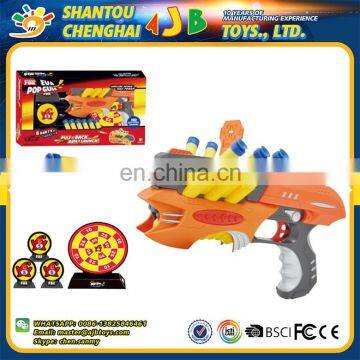 China manufacturer plastic soft 6 bullet gun toy