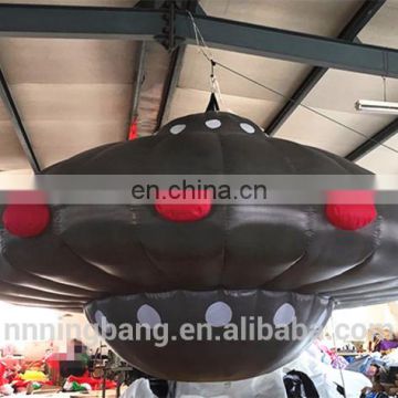 Outdoor Indoor Event Star Party Decoration hanging Inflatable giant UFO balloon
