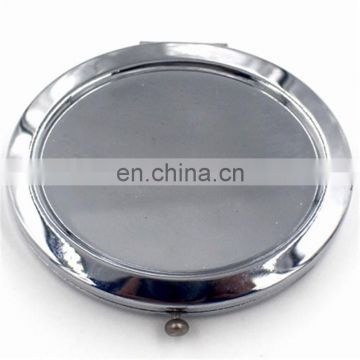 Yes foldable and pcket mirror style flexible blank chic metal compact mirror