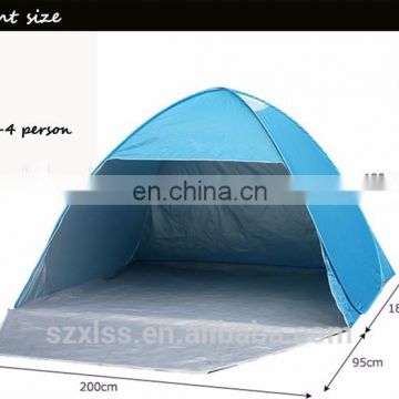 anti uv beach tent spring camping tent with steel pole