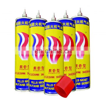 price is the most favorable universal   butane gas bottle for lighter refill made in china