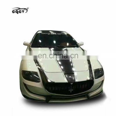 Good fitment FD style body kit for Maserati Quattroporte 2004-2013 front bumper rear bumper wing spoiler and side skirts
