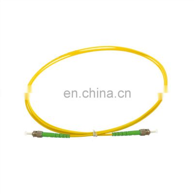 1M ST APC Simplex Single mode G652D Fiber Optic Patch cord cable de conexion de fibra Fiber Jumper st fiber optic patch cord