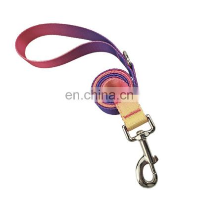 high end most sale fashionable popular durable  gradient dog leash nylon dog  training leasg
