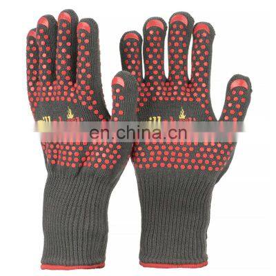 high temperature gloves heat resistant 500/800 degree fire retardant microwave oven heat resistant gloves