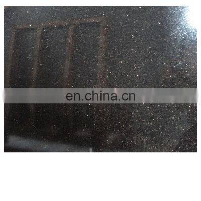 high quality golden black galaxy granite