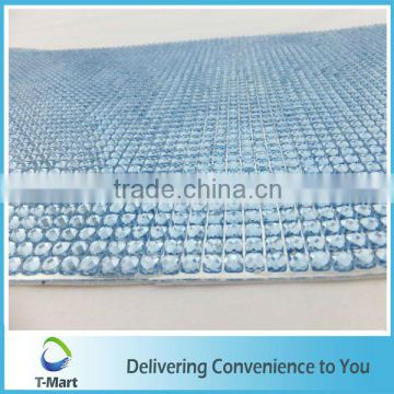 Crystal Blue Resin Rhinstone Sheet Used For Garment Decoration