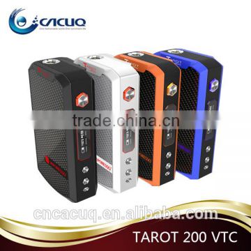New Products 200w Vaporesso Tarot 200W VTC Box Mod with 2pcs 18650 battery