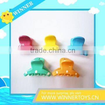 2015 fashion multi color plastic hair claw clips