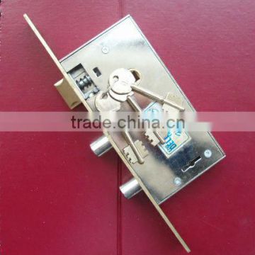 High quality Europe Standard brass mortise lock with cylinder