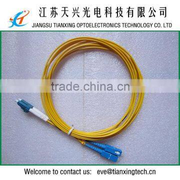 Single mode duplex 3.0mm 3m PVC SC LC patchcord